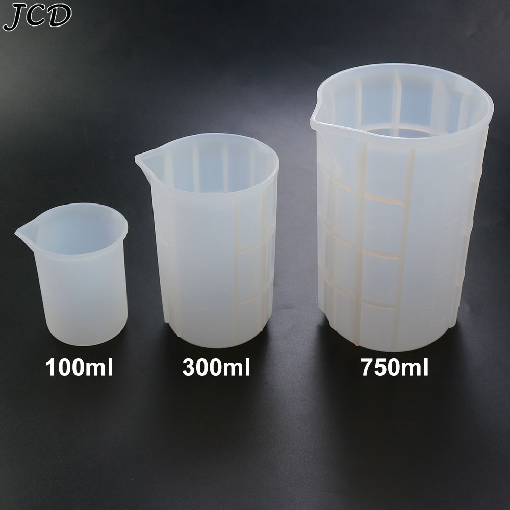 Candle Making Supplies Wholesale - JCD 100 ミリリットル/300 ミリリットル/750 ミリリットルシリコーン計量カップスケール食品グレードのケーキメイク分離カップ DIY
