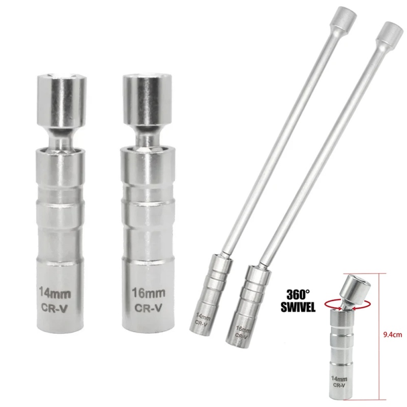 Candle Making Supplies Wholesale - 14 ミリメートル 16 ミリメートルスパークプラグ取り外しツールレンチ磁気スリーブ 3/8 インチ