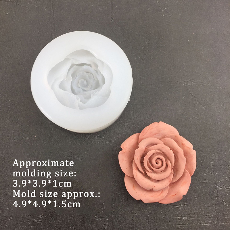 バラの形をした3Dシリコン型,葉,フォンダン,チョコレート型 - Candle Making Supplies Wholesale のレビューと価格