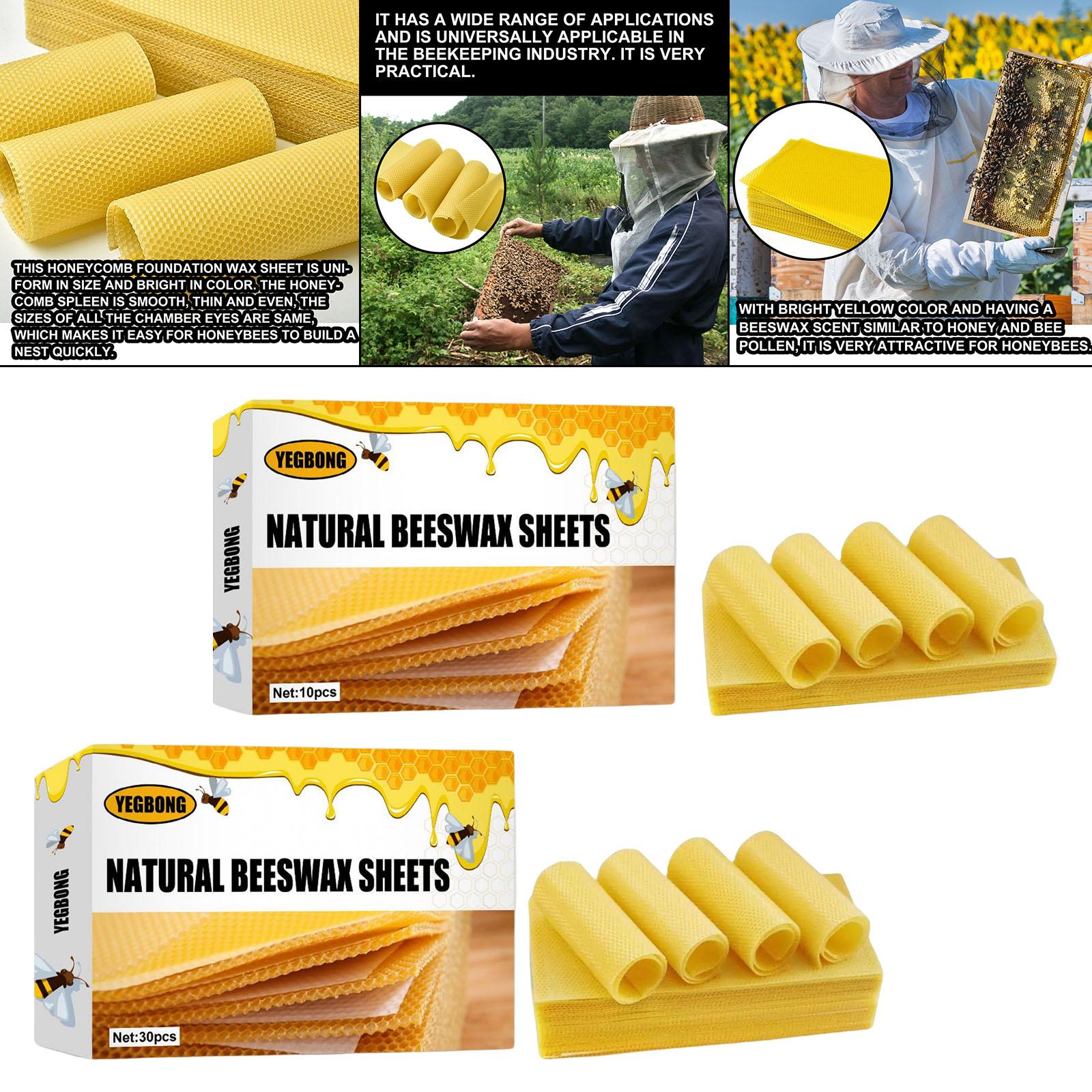 蜜蝋シート、養蜂用基盤シート、蜜蝋キャンドル作成キット、天然 - Candle Making Kits のレビューと価格