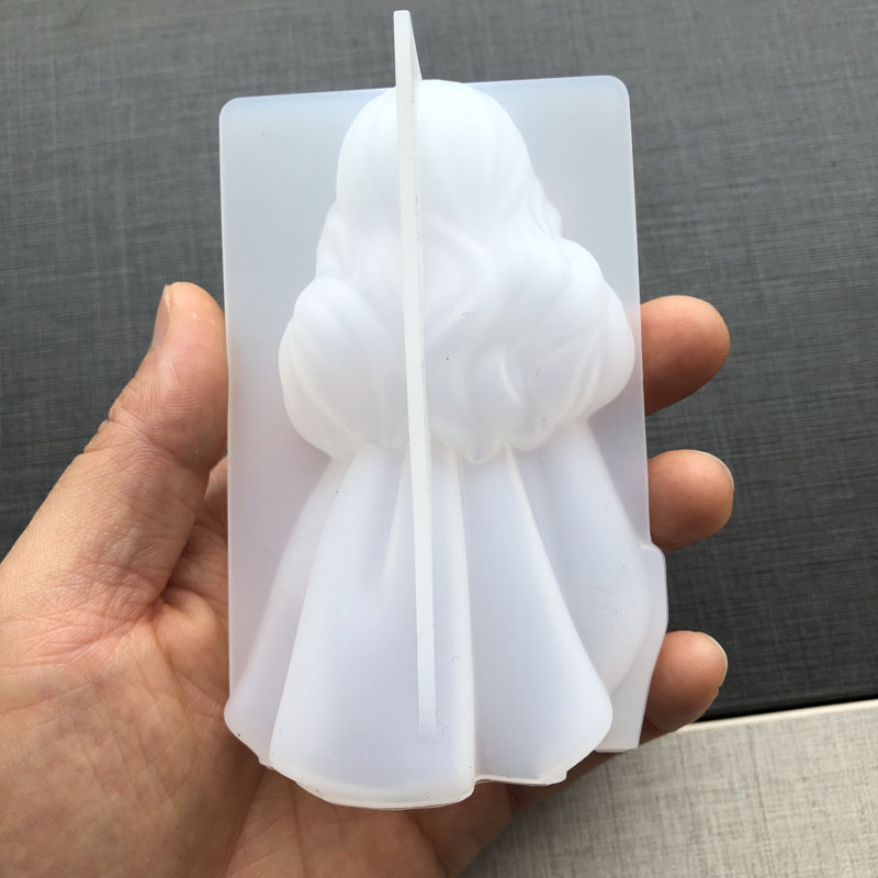 3D かわいいプリンセスシリコーンキャンドルモールド天使の女 - Candle Making Supplies Wholesale のレビューと価格