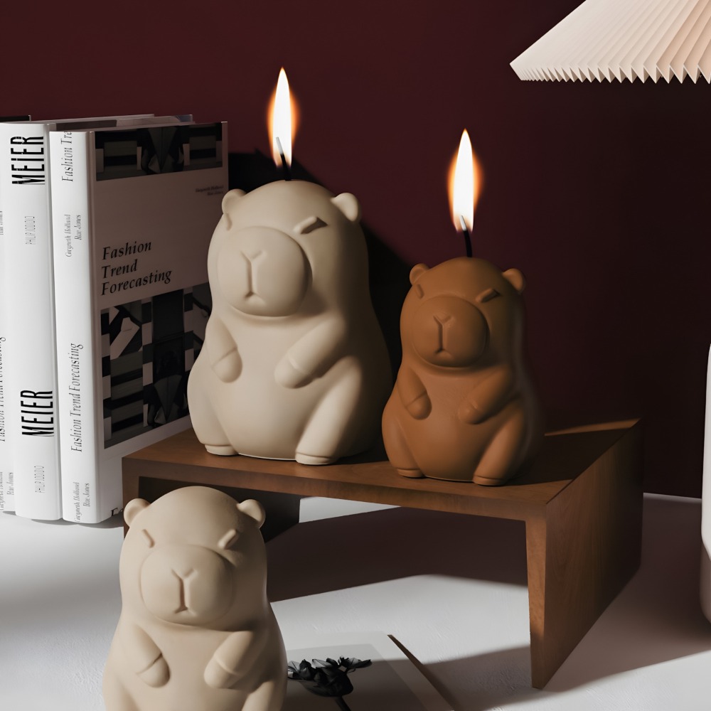 立ちカピバラ香りキャンドルシリコーン型 3D 動物樹脂石膏作 - Candle Making Ingredients のレビューと価格