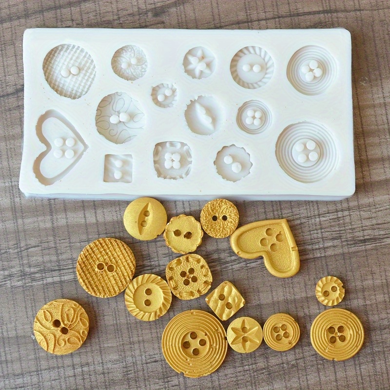 ボタン型シリコンモールド シリコンモールド 石鹸やキャンドル - Candle Making Supplies Wholesale のレビューと価格