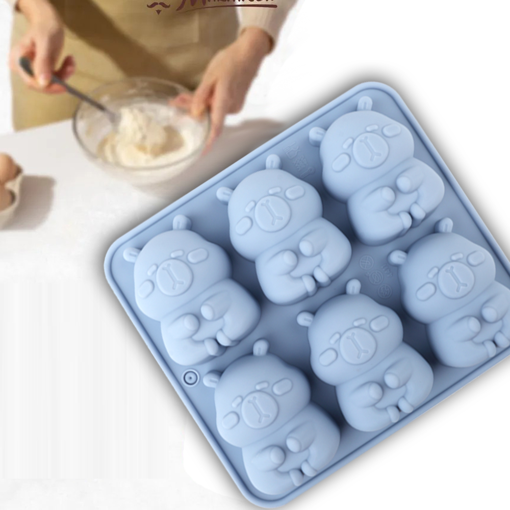 かわいいカピバラの形をしたシリコンケーキ型1個。チョコレート - Candle Making Class のレビューと価格