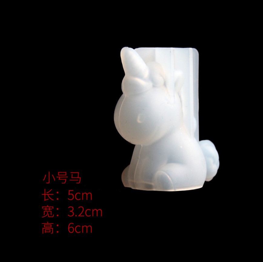 透明ユニコーンシリコーンエポキシ樹脂金型ジオメトリクマウサギ - Candle Making Supplies Wholesale のレビューと価格