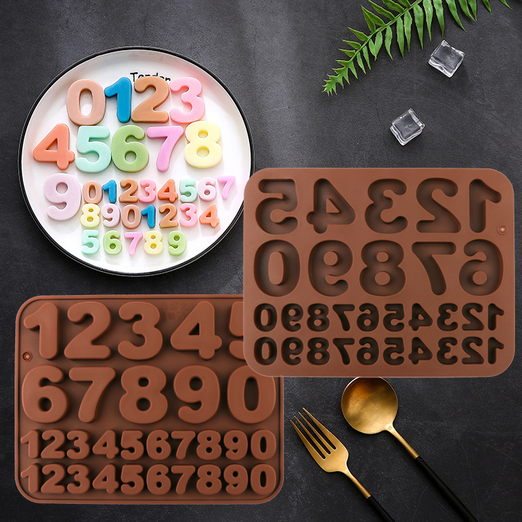 2ピースセット シリコンキャンディ型 コーヒー色 ノンスティ - Candle Making Kits のレビューと価格