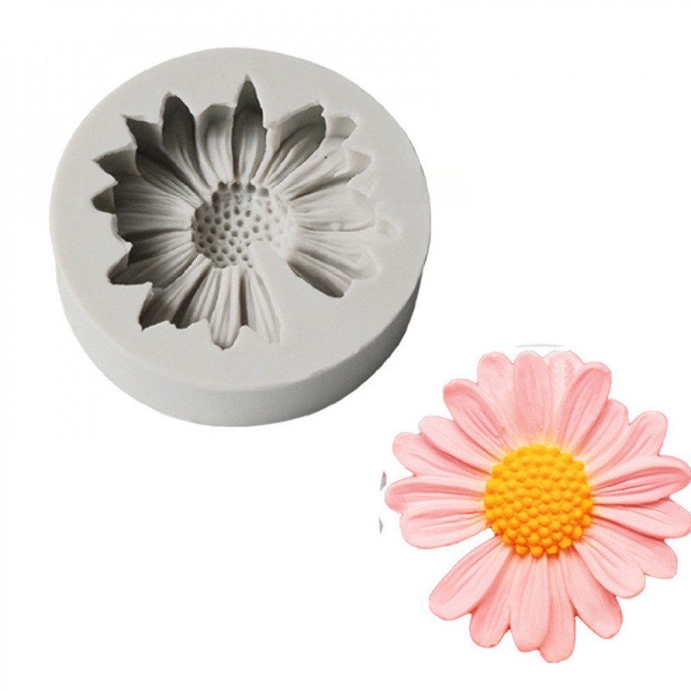 3D デイジーフラワーモールドひまわりシリコーン型アロマセラ - Candle Making Supplies Wholesale のレビューと価格