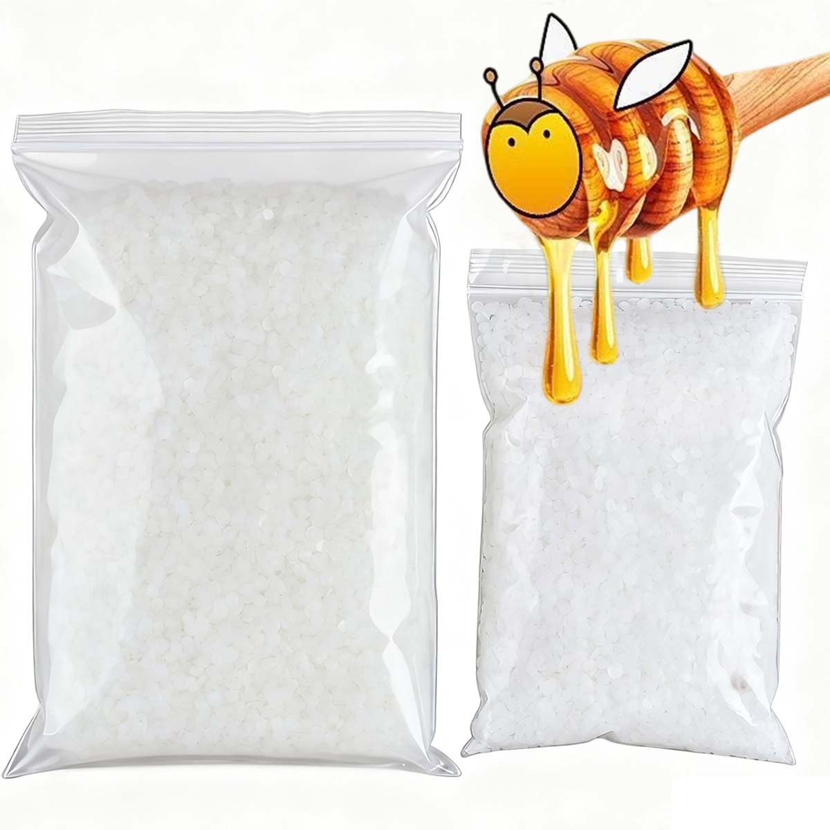 200g-1000g 白蜜蝋 純天然粒状 香り付きキャンドル - Candle Making Ingredients のレビューと価格