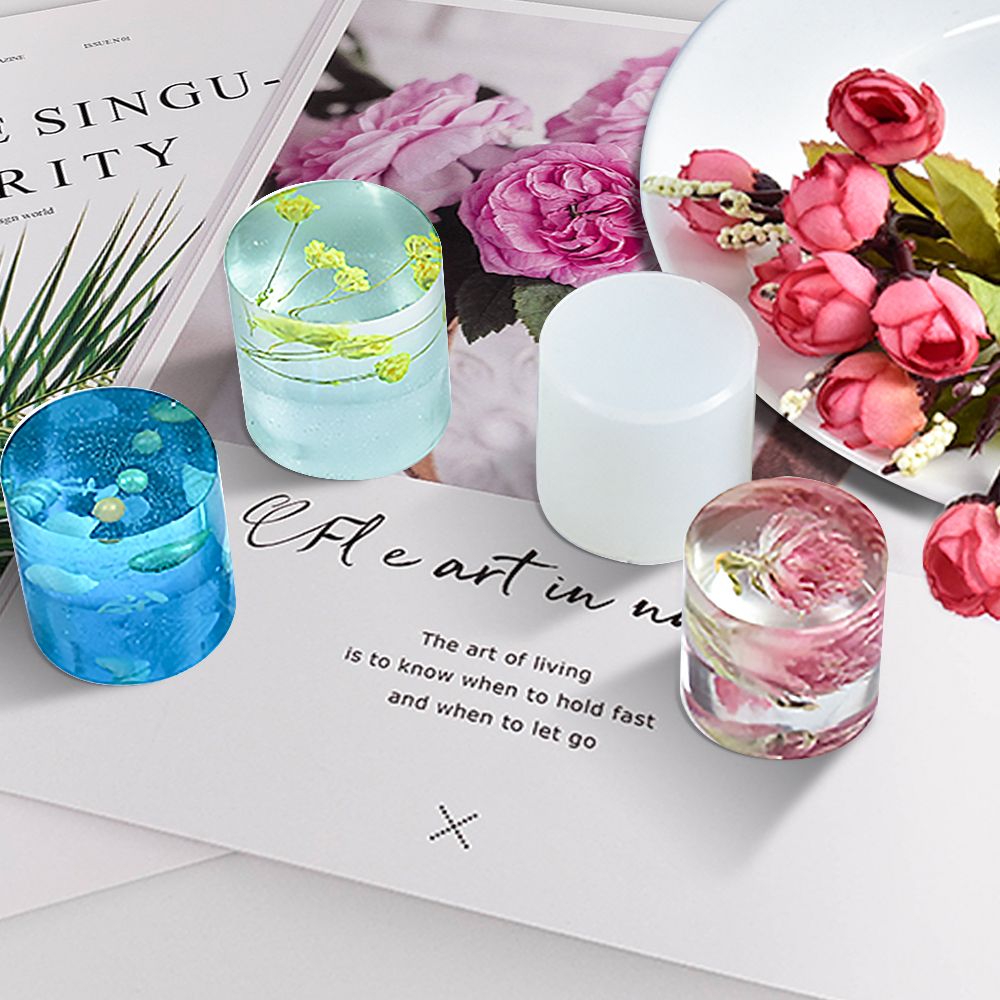 シリコンモールド,3D円筒形,手作り,フラワーアレンジメント - Candle Making Ingredients のレビューと価格