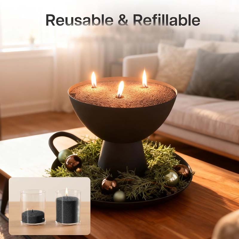 黒色のキャンドルサンド（芯付き）、200g、10個の芯付きパ - Candle Making Ingredients のレビューと価格