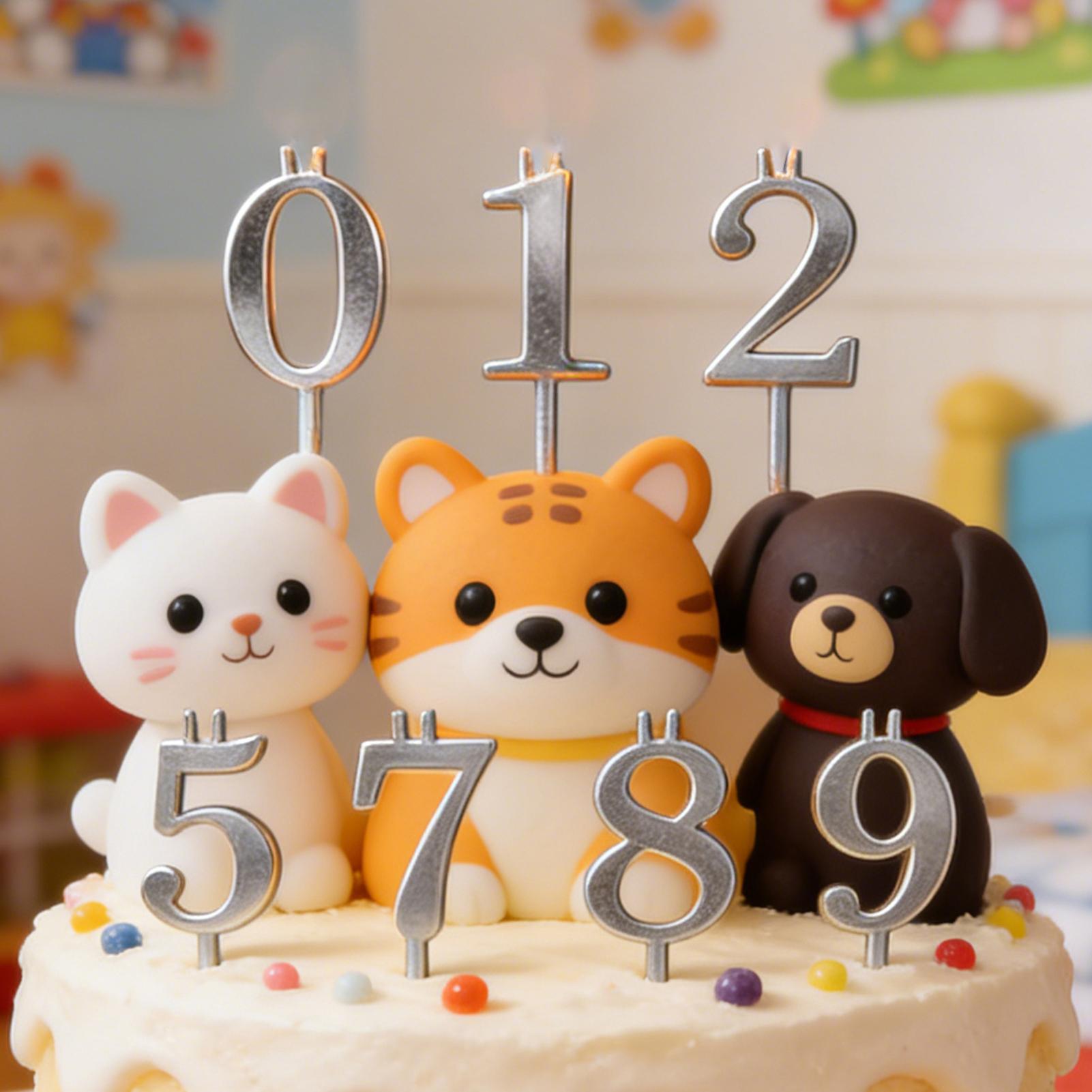 10個入り 0-9 数字ケーキトッパー メタルナンバーキャン - Candle Making Supplies Wholesale のレビューと価格